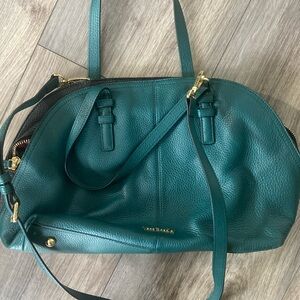 Vera Bradley Leather Diana Satchel